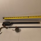 Antique Japanese Balance Beam Scale Weight Set With Leather Case Included