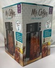 Mr  Coffee Bvmc-tm33 Iced Tea Maker 2 5 Quarts 2 In 1 Glass Pitcher Black New