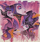 Disney Fine Art  elegant Dragon  Maleficent   Diablo Lithograph Stephen Fishwick