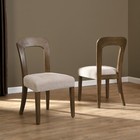 Luxury Modern Dining Chairs Ergonomic 34 75  Height  Scratch-proof  Set Of 2