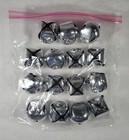 Jingle Bells Large Christmas Crafting Silver Sleigh Bells Diy 1 7 8  Decor