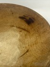 Antique Primitive Hand Turned Wooden Dough Bowl Off Round 11    X 10 5    Farmhouse