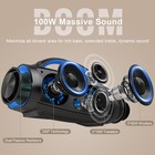 Extreme Boom Pro Bluetooth Speaker 100w Stereo Sound  Rich Bass  Mixed Color    