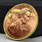 The Last U s  One Cent - Final Penny Commemorative Coin 1909-2025 Memorial Medal