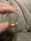 Vintage Solid Clear Glass Decanter Replacement Bottle Stopper Heavy
