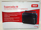 Rca Superradio Iii  Rp7887  High Performance Am fm Portable Radio    New In Box