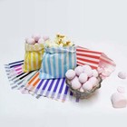 Candy Stripe Paper Bags Sweet Shop Party Wedding Cake Treat 5x7  Goody Gift Bag