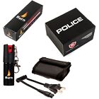 Police Stun Gun Burn Pepper Spray Self Defense Combo 519 Black