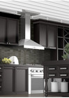 Zline Convertible Vent Wall Mount Range Hood In Stainless Steel With Crown