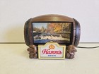Vintage 1960 s Hamm s Beer Since 1865 Advertising Lighted Barrel Flipper Sign