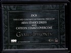 2025 Game Of Thrones  The Great Houses Arya Stark   Catelyn Stark Dual Relics