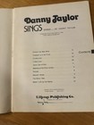 Lillenas Danny Taylor Sings Piano voice Sheet Music Religious Solo Tl-7046