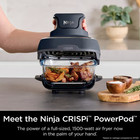 Sale  Ninja Crispi 4-in-1 Portable Glass Air Fryer  Cyberspace  Free Ship Us