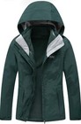 Women   s Medium 3 In 1 Jacket Green Fleece Insulated Winter Coat Diamond Candy