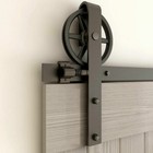 4-16ft Antique Sliding Barn Door Hardwaretrack Kit For Single  Double Door