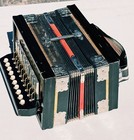Beaver Brand Steel Bronze Reeds Germany Wood Handmade Accordion Concertina Works