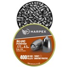 Harpex Airgun Pellets Slug Pointed  177   4 5mm Cal 9 4gr 0 6g - High Acuraccy
