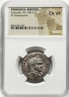Caracalla 198-217 Ad Bi Tetradrachm Ngc Ch Vf Phoenicia Roman Empire Silver Coin
