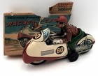 Vintage Nomura Japanese Tin Friction Racing Motorcycle