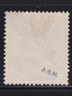 Macao 1884 Mi 13c Bleu Ovpt Perforation 13 1 2 Ung  Vf   Cat Value  330