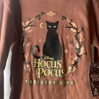 Disney Hocus Pocus Thackery Binx Girls Xs Brown Long Sleeve Shirt New
