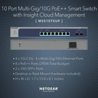 Netgear 10-port Ultra60 Poe 10g Multi-gigabit Ethernet Smart Switch  ms510txup 