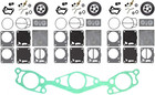 Aftermarket Triple Carb Carburetor Rebuild Kit With Base Gasket 63m-13556-00-00 