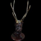 Vintage Japanese Samurai Sword Stand Katana Kake Deer Antler   Wood Rack