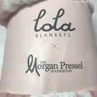 Lola Blanket X Morgan Pressel Pink Check Sz Large Nwt Msrp  299