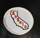 Los Angeles Angels Vintage 3   Iron On Logo Patch Embroidered - Mlb Baseball