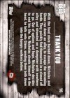 2017 Topps The Walking Dead Season 6 Trading Card  16 Thank You