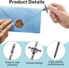 Molain 3 Pack Letter Openers  Sword Letter Opener With Ergonomic Handle Stainles