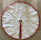 Vintage Mcm Handmade Felt   Pom Poms Angel Tree Skirt - Uniquely Fabulous 