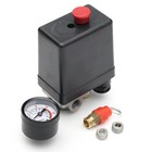 Air Compressor Pressure Switch Control Valve Regulator Pressure Gauges Fittings