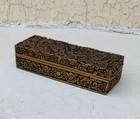 Old Tibet Bronze Statue Dragon Antique Jewelry Box  wish U Wealth