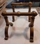Brass Firedogs Andirons Set Of 2 Vintage Fireplace Fire Dogs