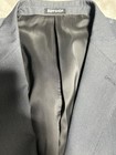 Suitshop Blazer Mens 42l Gray Modern Fit Suit Jacket Stretch Two Button Tuxedo