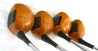 Rh Macgregor Vip Jack Nicklaus Wood Set  1  3  4  5  Persimmon Wood Heads