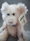 First   Main 6   Teddy Bear Plush   rare Bear  W tweed