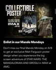 Star Wars Mandalorian And Grogu Amc Imax Week 2   3 Mando Mondays Poster   Cards