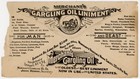 Chicken Poultry Advertising Stoutsville Ohio    Merchant s Gargling Oil 1890 Car