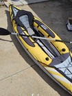 Driftsun Almanor 110 Inflatable Kayak Yellow With Paddle Single Person Touring