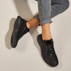 Belos Women s Glitter Shoes Sparkly Lightweight Metallic Sequins Tennis Shoes Ca