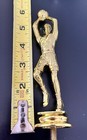 New 1 Dark Gold Man Shooting Basketball Trophy Topper 6 