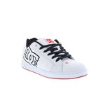 Dc Net 302361-wtk Mens White Leather Skate Inspired Sneakers Shoes