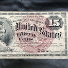 Us 4th Series Fr 1271 1863 15 Cents Fractional Currency Allison Spinner -