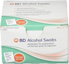 Bd Alcohol Swabs 100 Each  White  100 Count  pack Of 1 