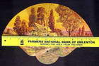 Victorian Mellon Funeral Home Vintage Advertising Paper Hand Fan Collectible