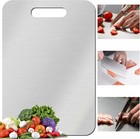 Heavy Duty Stainless Steel Cutting Board - Dishwasher Safe Non-porous