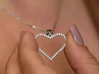 Round Cut White Moissanite Stunning Heart Women Pendant 14k Silver Gold Finish